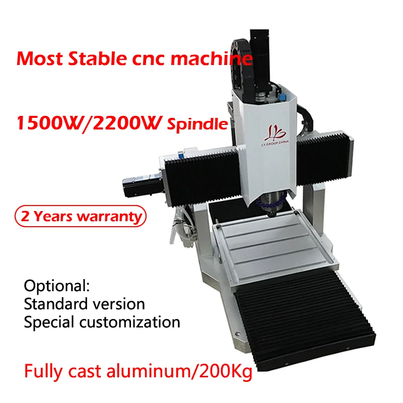 Wood Router 4040 Full Aviation Grade 6061 Aluminum Alloy Steel Engraving Machine 3 Axis 2.2KW Metal Cutting Machine