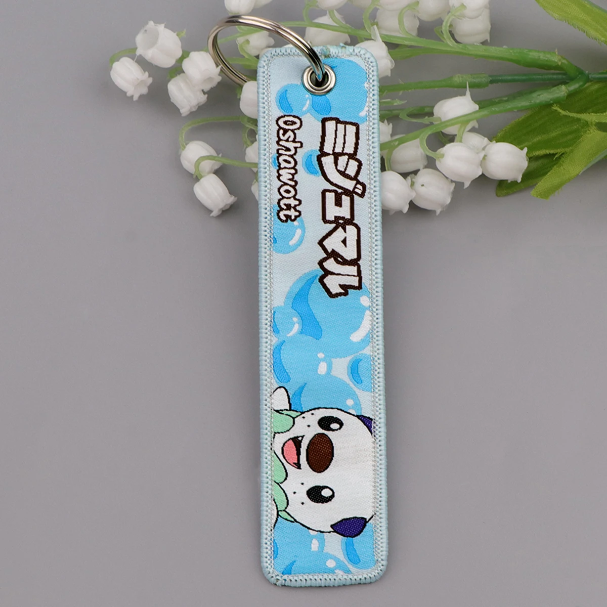 Japanische Anime Spiel Monster Stickerei Jet Tag Schlüsselanhänger Halter Schlüsselanhänger Frauen Männer Schlüsselanhänger Schlüsselanhänger für Motorräder – Detail 6