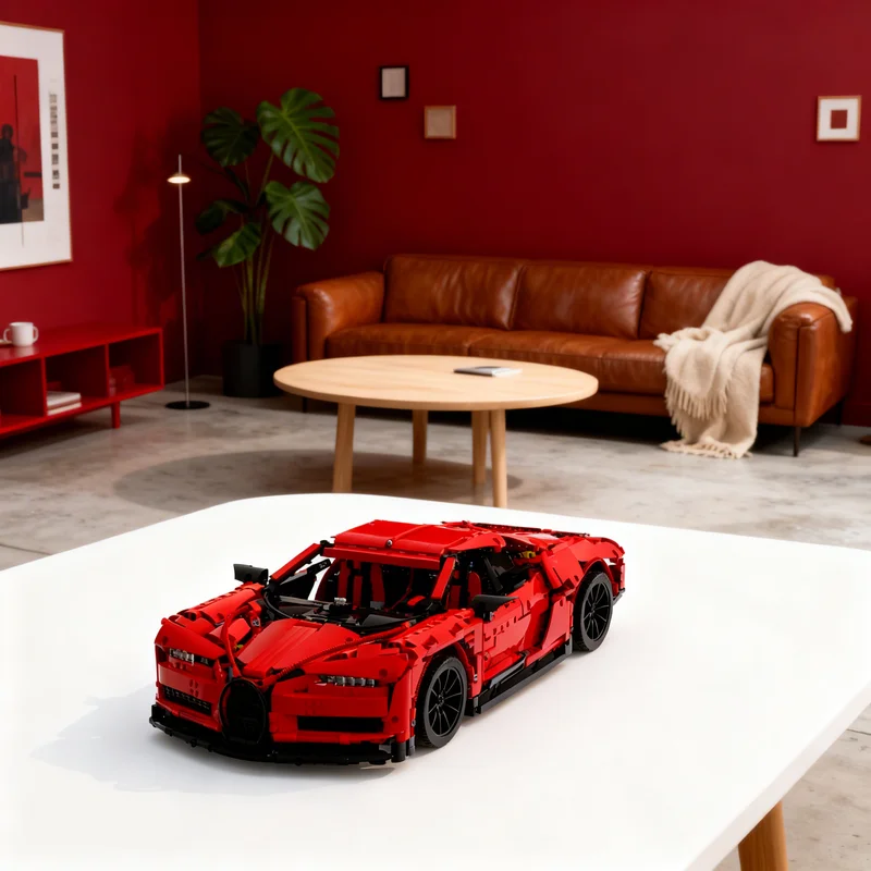 

3747 деталей MOC Bugatti Chiron Sport: Техническая модель-конструктор, игрушка-подарок, креативный коллекционный набор для демонстрации, премиум-класс для взрослых и детей