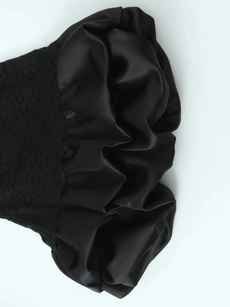 Verão novas roupas femininas estilo europeu e americano moda versátil temperamento em camadas decoração renda vestido curto