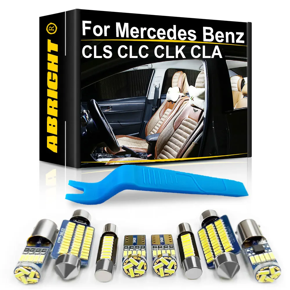 For Mercedes Benz CLS CLC CLK CLA Class W218 W219 W208 C208 W209 C209 A209 C117 CL203 Accessories Car Interior LED Light Canbus