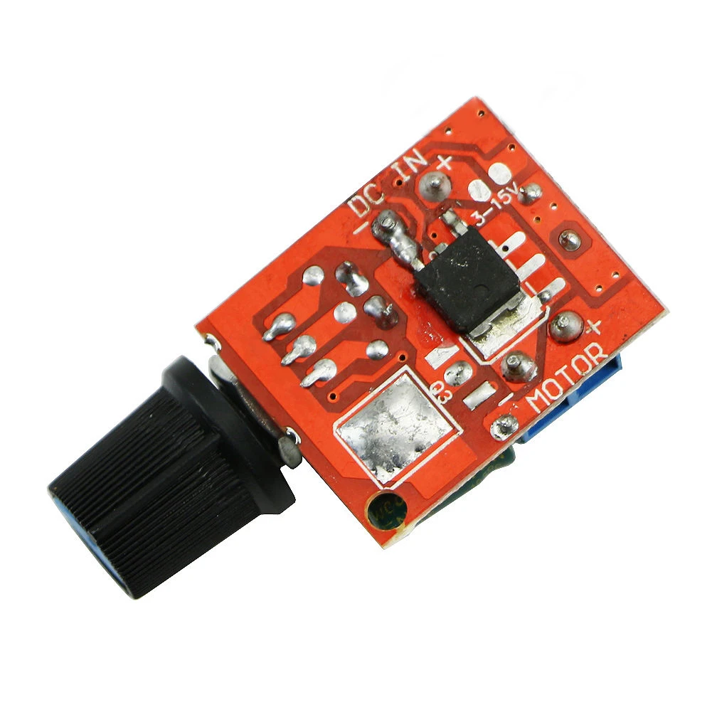 Mini DC Motor PWM Speed Controller Module 5A 3-35V Speed Regulator Control Adjust Board Switch LED Dimmer Speed Adjustable