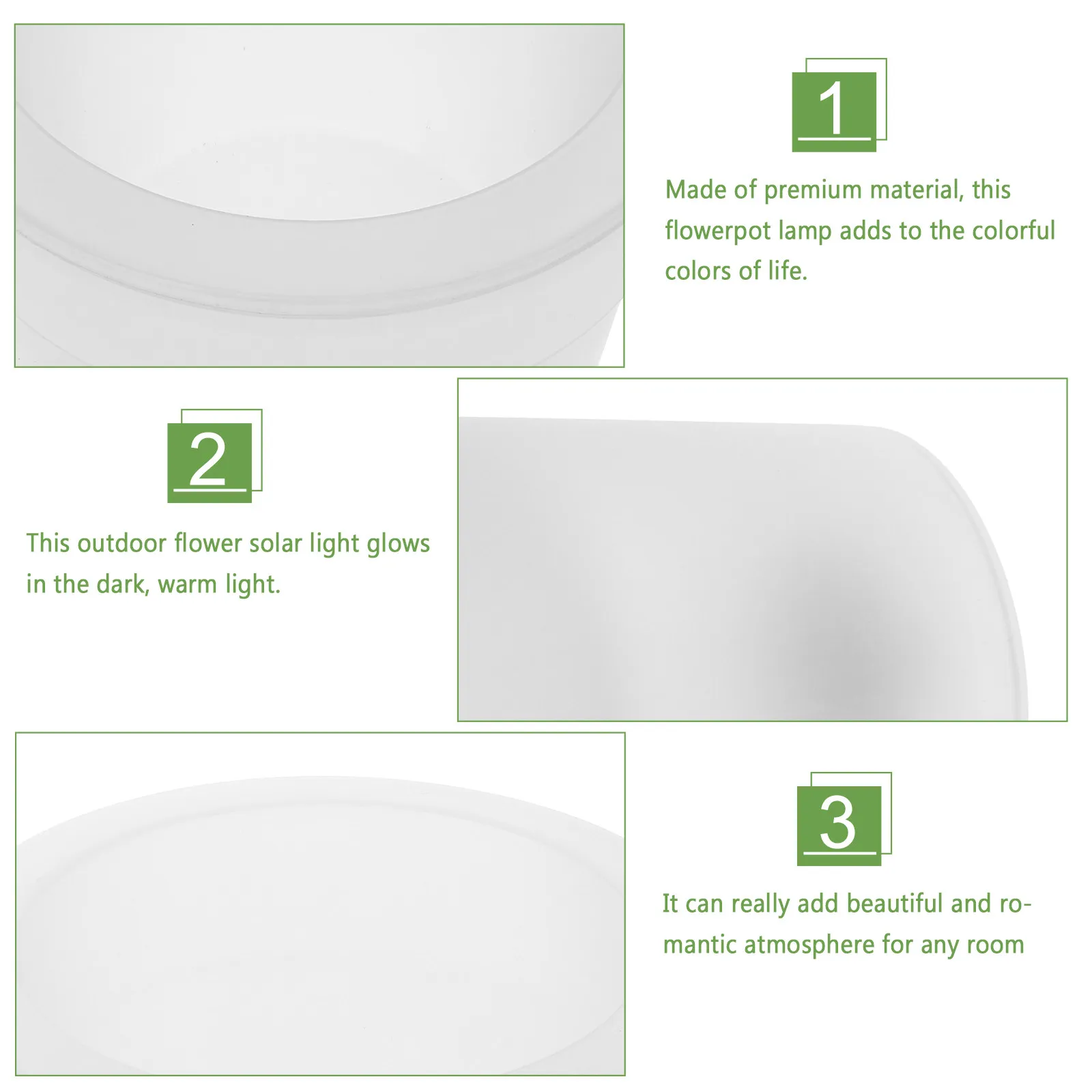 

Glowing Flowerpot Solar Powered Led Vase Light Outdoor Garden Decorative Landscape Lamp Waterproof Creative Pot