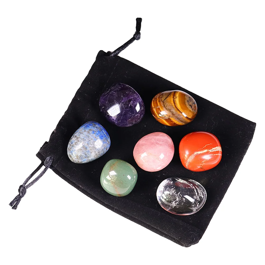 

7pcs Natural Crystal Stones Small Gift Massaging Decoration Aventurine Jade Healing Tools Energy Stones Gifts Unique Crystal