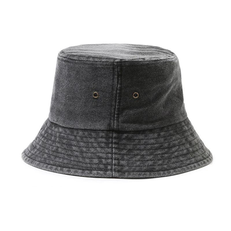 Cotton Washed Bucket Hat Milano Design Vintage Distressed Fisherman Cap Retro Unisex Sun Hat for Calcio Football Fan Travel Gift