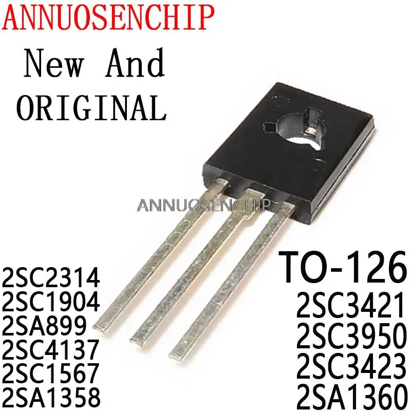 10PCS TO-126 C3950 TO-126F C2314 C1567 2SC2314 2SC1904 2SA899 2SC4137 2SC1567 2SA1358 2SC3421 2SC3950 2SC3423 2SA1360