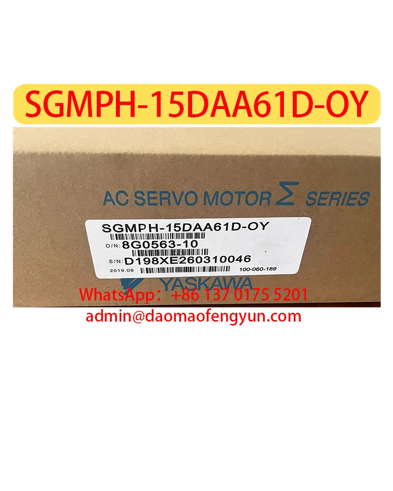

SGMPH-15DAA61D-OY Совершенно новый серводвигатель, SGMPH 15DAA61D OY, быстрая доставка