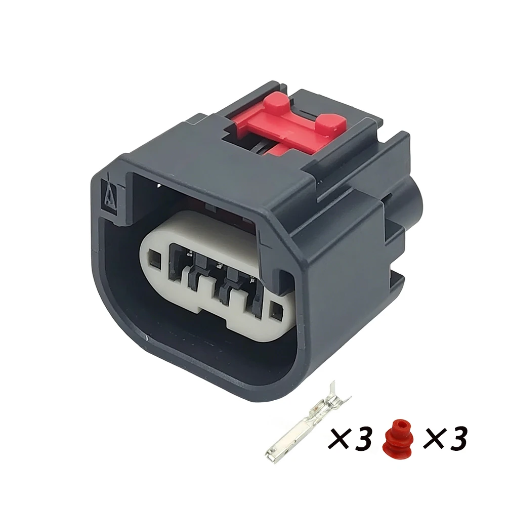 3 Pin Automotive Waterproof Connector Car Front Turn Signal Plug 7287-0955-30 For JEEP Patriot Compass Wrangler Grand Cherokee