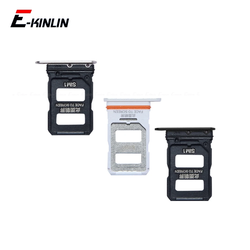 Sim Card Tray Socket Slot Reader Adapter For OPPO Realme C11 C12 C15 C21Y Micro SD Connector Container Parts