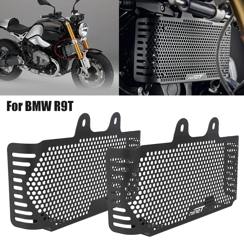 For BMW RNINET R NINET R nine T R9T 2014 - 2019 2018 Motorcycle Radiator Guard Grille Cover Protector Protective Grill Aluminum