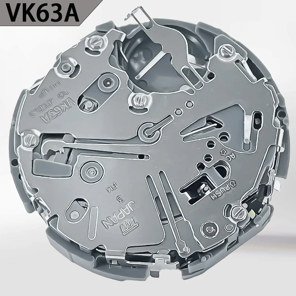 Japan Seiko VK63 VK63A High Accuracy Quartz Movement Chronograph