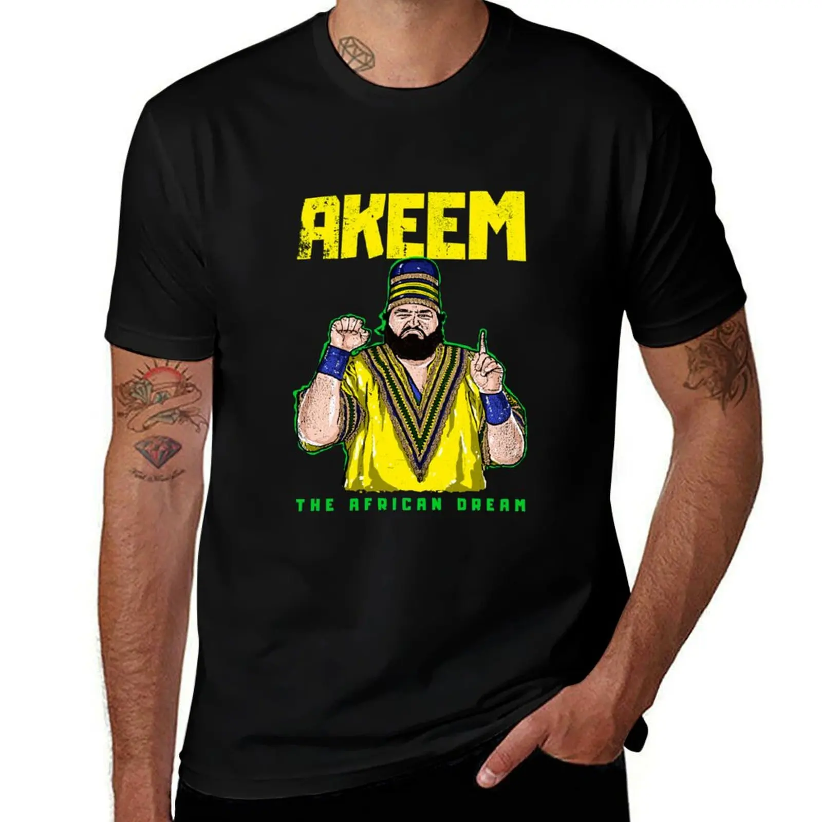 

Akeem funny pack shirts tshirt for T-Shirt t man shirts anime The t man Aftrican Dream cotton