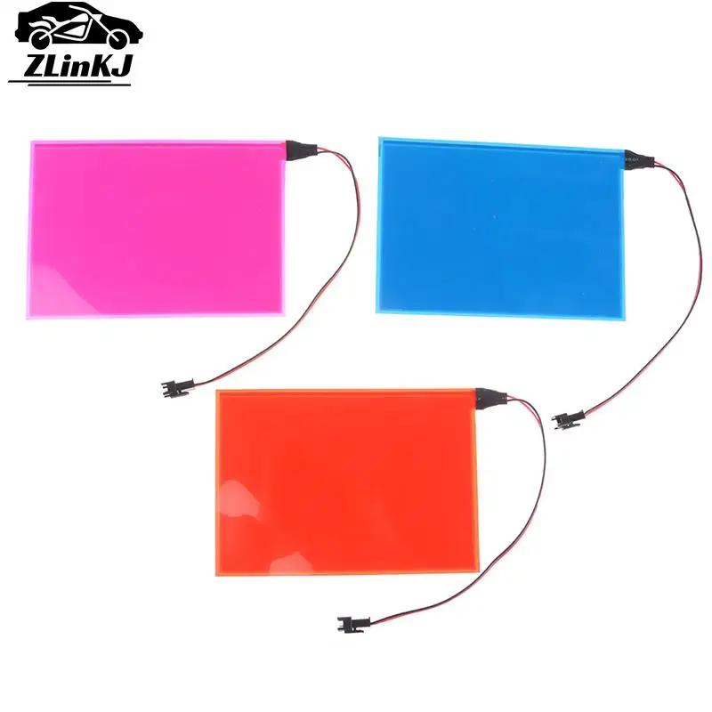 1pc Panel Backlight Led Glowing 15*13.5cm Panel Backlight LED Electroluminescent El Backlight With DC12V Inverter