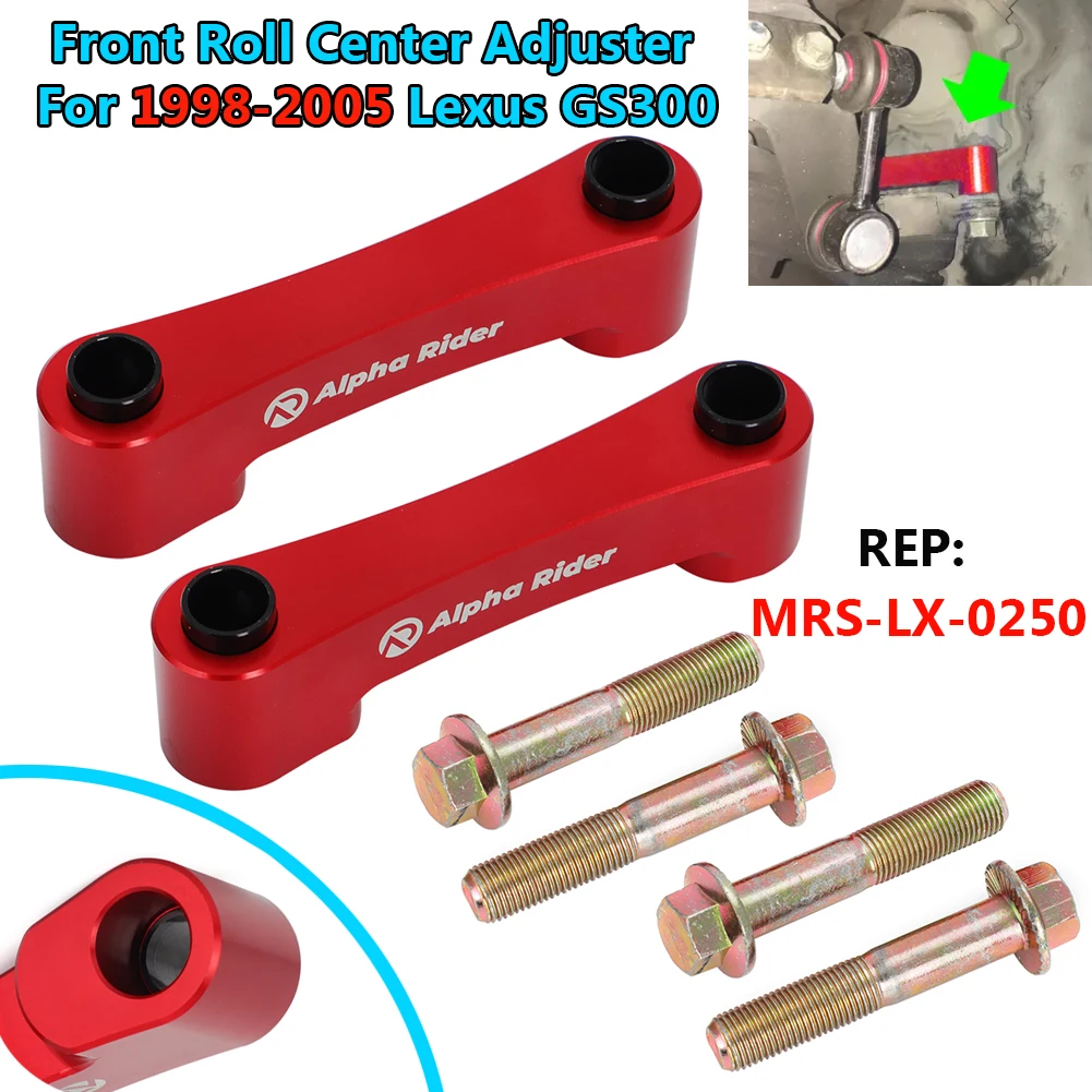 

Billet Aluminium Front Roll Center Adjuster 30mm Kit For Lexus GS300 1998-2005 MRS-LX-0250