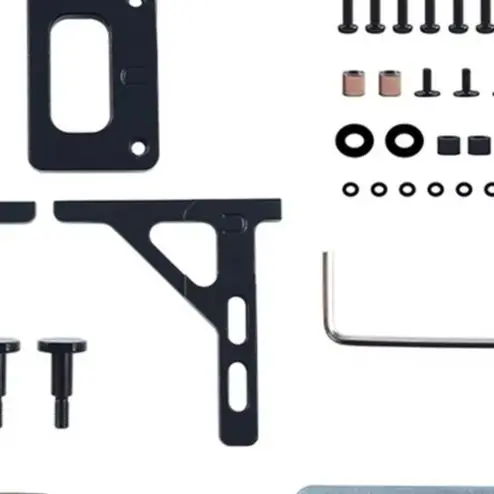 Aluminum Alloy Door Hinge Kit 180-270 Degree For X1 P1 Series 3D P*rinter Box Door Replacement Parts Metal Upgrade Accessories