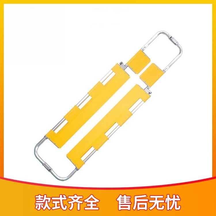 Aluminum Alloy Scoop Stretcher Split Type Patient Transfer Stretcher Heavy Duty for Emergency First Aid