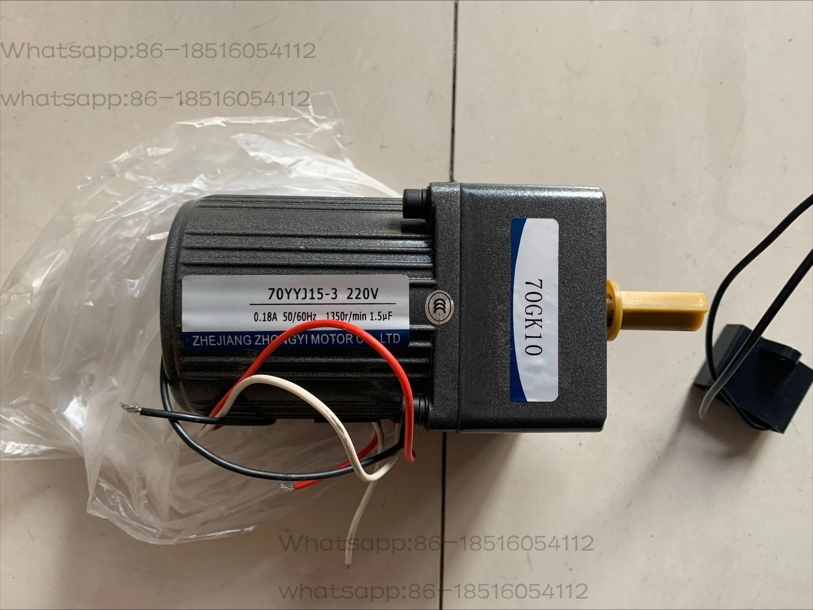 

Двигатель замедления HE TAI 0,2 кВт 1/4 л.с. 1:15 80GK20 90YYJT120-3 GS60