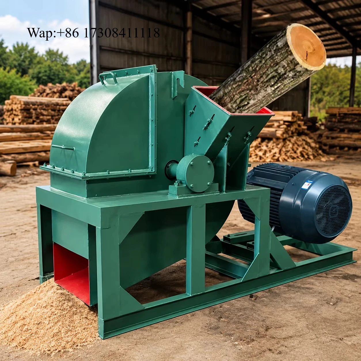 Wood Crusher Is  for Crushing Many Kinds of Raw Materials