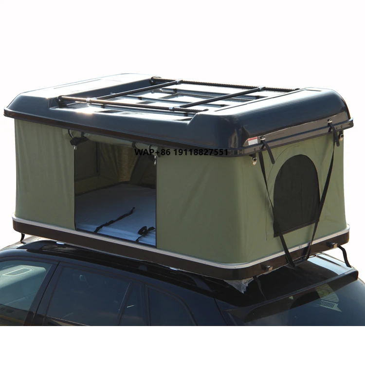 

4 Man Roof Top Tent Family Camping Waterproof Car Hard Shell Roof-Top Roof Top Tent
