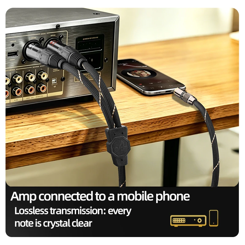 Cable de Audio HiFi de Alta Calidad de 3.5mm a 2XLR para Auriculares, Mezclador, MP3, Divisor en Y, Conector 3.5 a XLR Macho/Hembra, Cable Balanceado