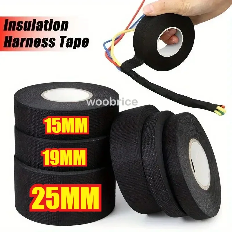 Electric Insulating Tape Automotive Cloth Tape WaterproofSelf-adhesive SealingTape Sound Absorbing HeatResistance Masking