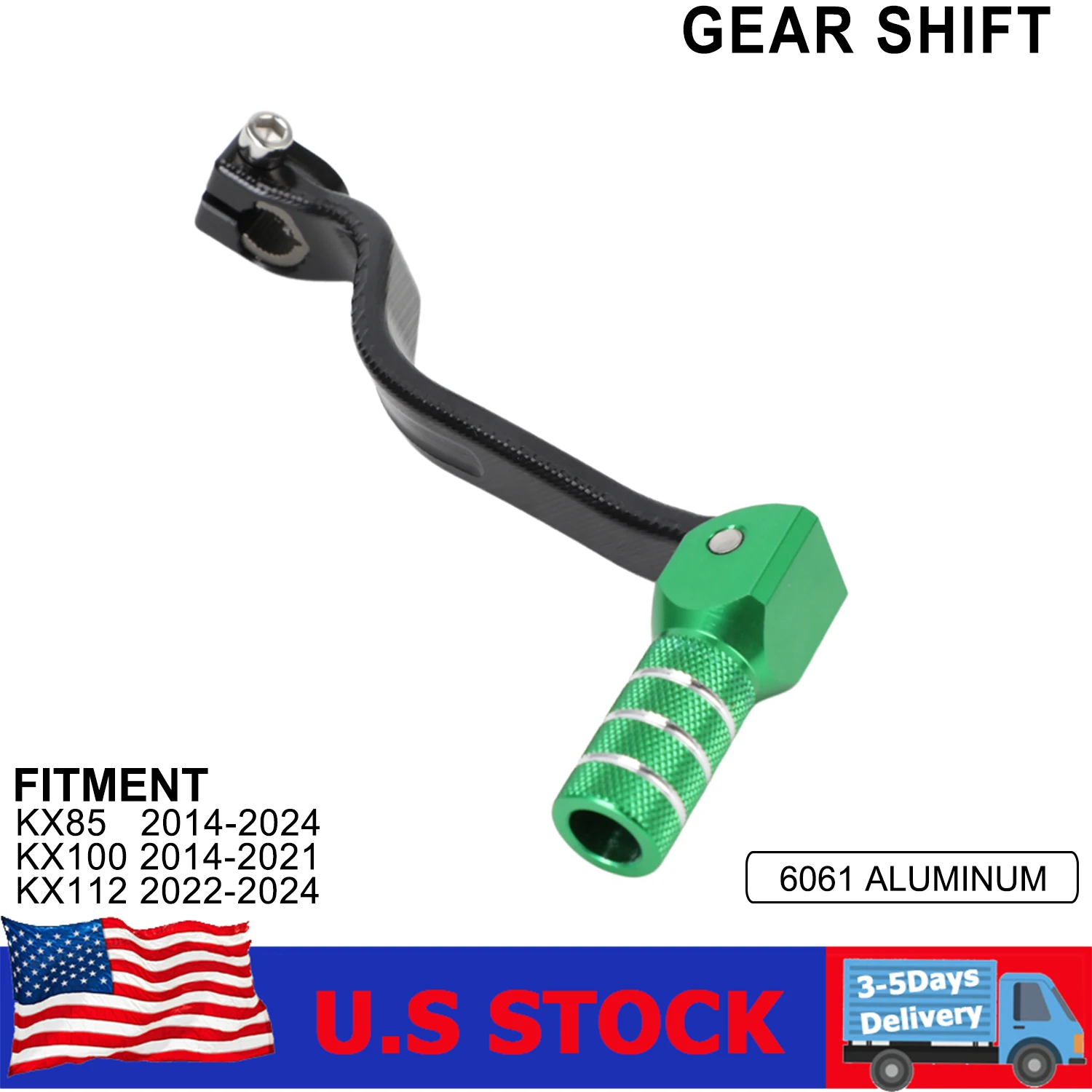 

Рычаг переключения передач, складной наконечник, алюминий для KAWASAKI KX85 2014-2024 KX100 2014-2021 KX112 2022-2024, аксессуары для мотоциклов