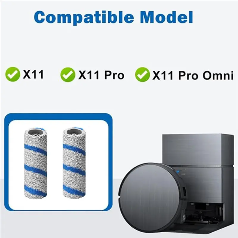 B01C-2 قطعة استبدال طبل ل Ecovacs Deebot X11 Omnicyclone/X11 Pro/X11 Pro Omni/X11 روبوت فراغ فرشاة رئيسية استبدال P