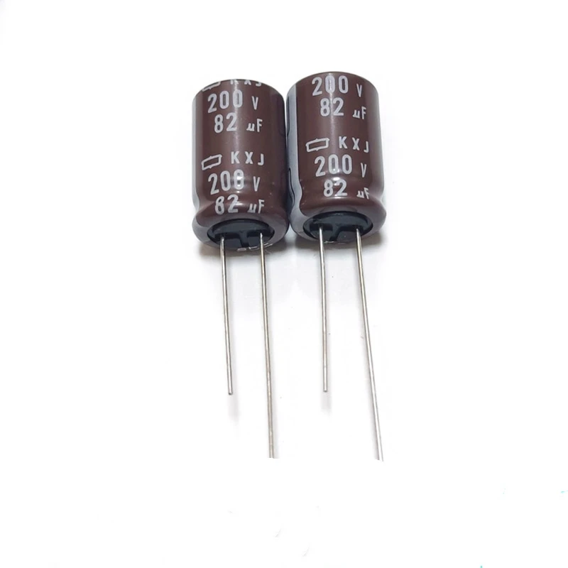 10pcs 82UF 200V NCC 12.5x20mm 105 Degree 200V82UF Aluminum Electrolytic Capacitor NIPPON CHEMI CON 82UF200V Original