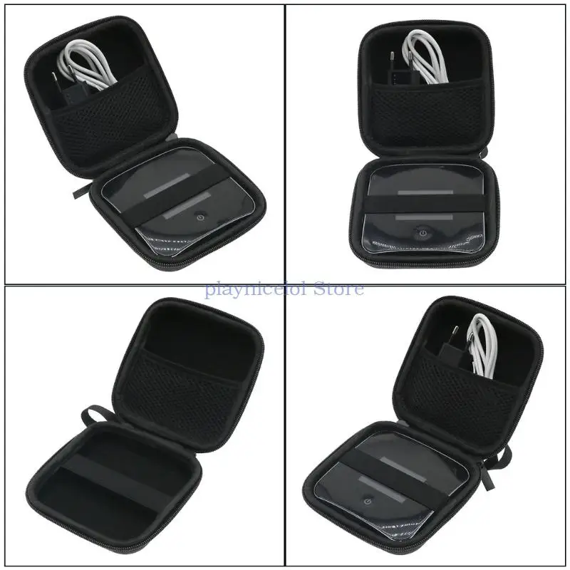 Hard Case Mobile Hotspots Storage Bag Travel Routers Storage Bag Protective Carrying Case Easy to Carry for Rounter M6