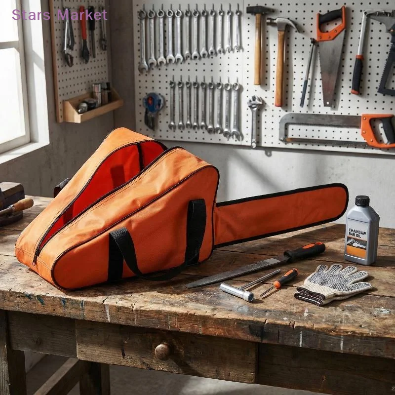 New 18/20Inch Heavy-Duty Chainsaw Carrying Bag Protective With Zipper Dustproof Oxford Fabric Chainsaw Carrying Case Handbag