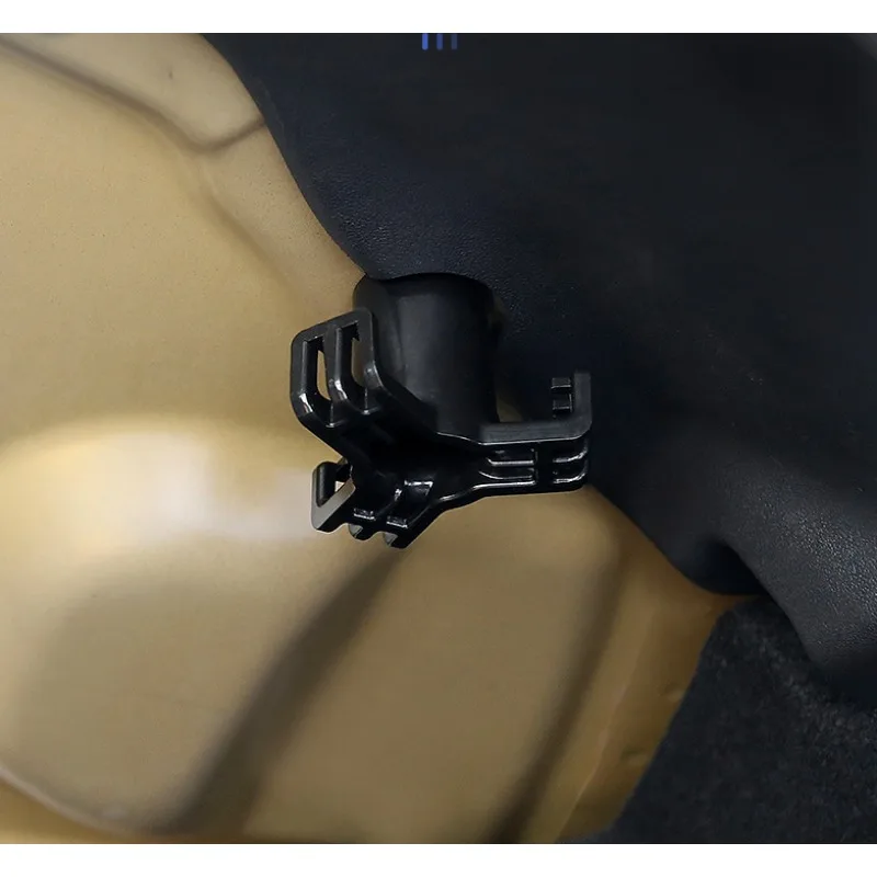 1pc Car Trunk Hook Luggage Storage Rotate for Refreshed Version of MODEL 3 Grocery Bag Buckle Interior Design Refit New Storage