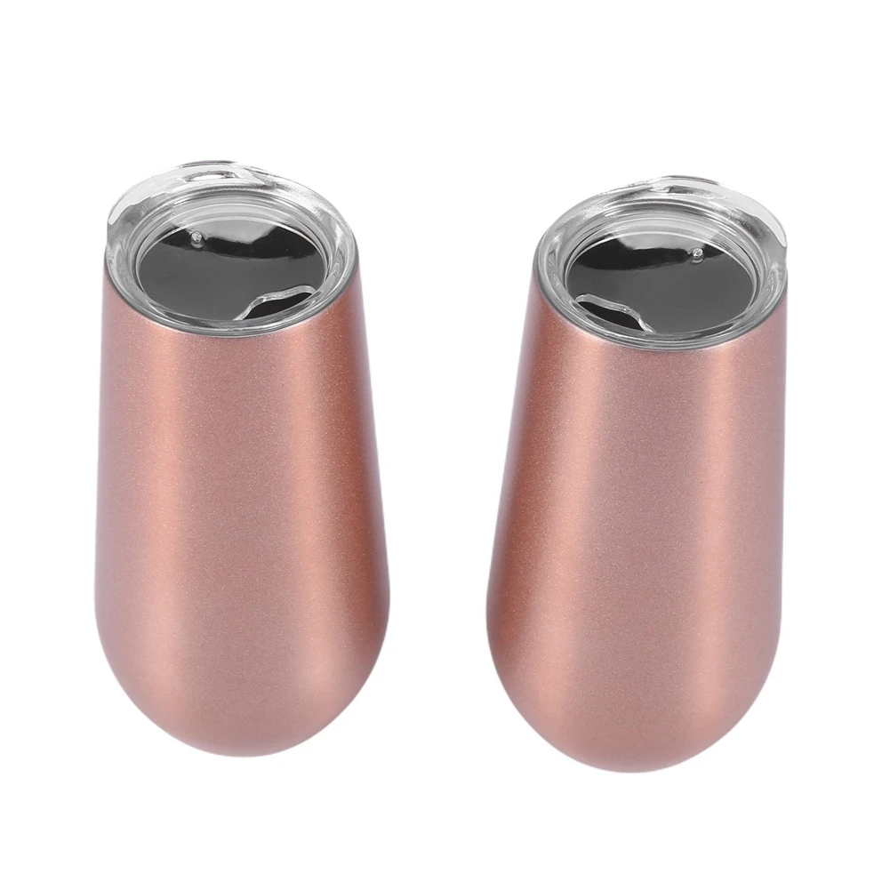 

KB-16 упаковок, стакан для вина с флейтами для шампанского, стакан для вина с двойной изоляцией на 6 унций и крышками, небьющиеся коктейльные чашки