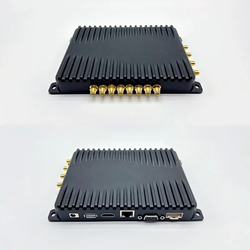 Android 10.0 Impinj E710 WiFi Bluetooth 4G GPS RS232 GPIO USB TCPIP HDMI 8 Ports UHF RFID Fixed Reader for Warehouse Management
