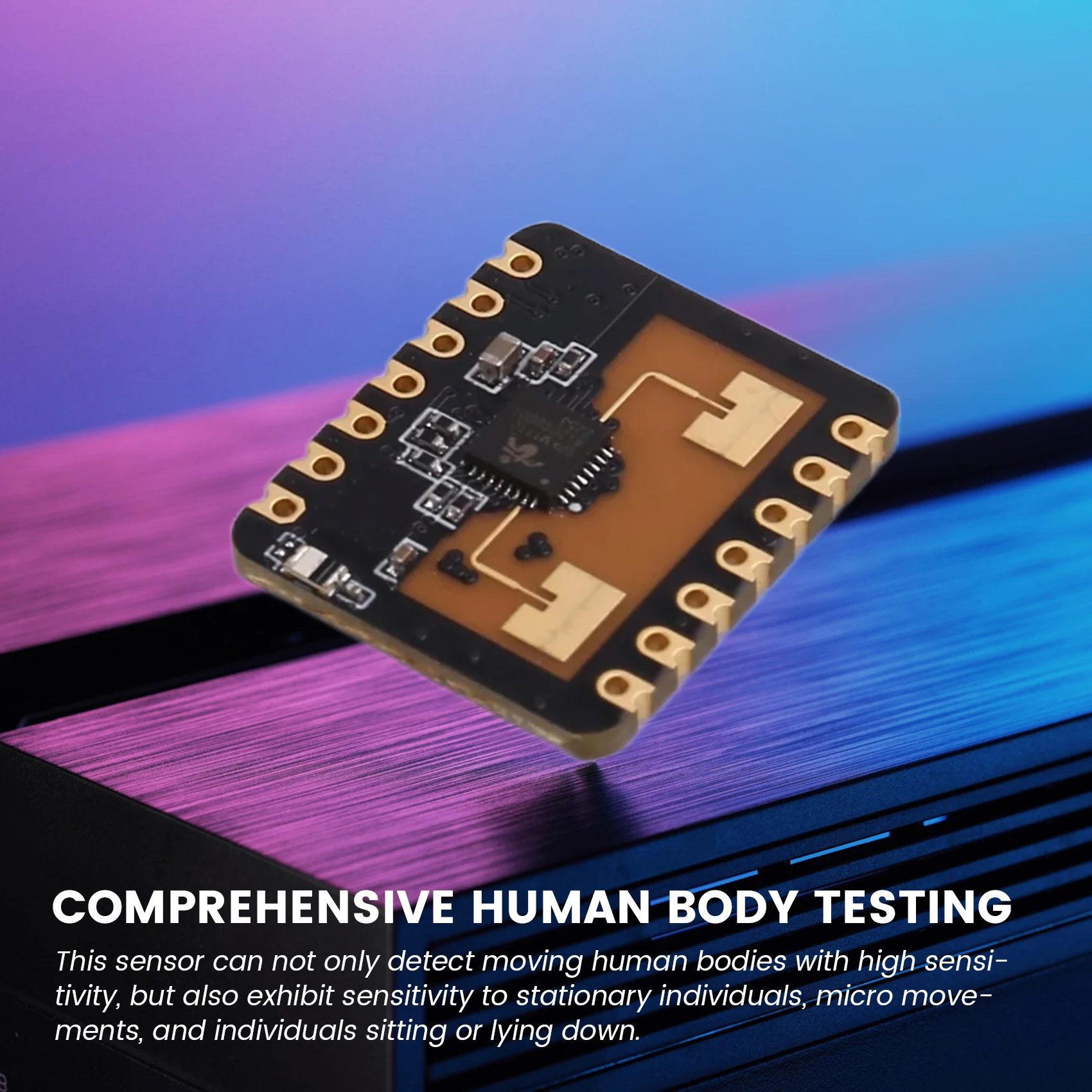 مستشعر رادار ABJU 24 جيجا هرتز MmWave لـ XIAO Human Static Presence-FMCW لمساعد المنزل ESPHome بدون ملحوم