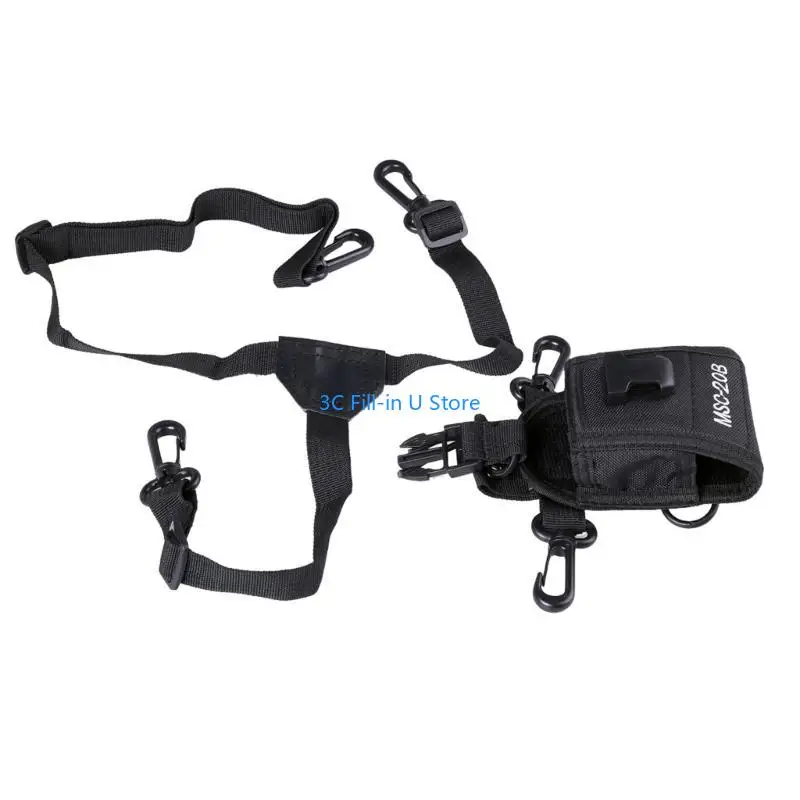 G8ta Two Way Radio Holsters Portabel Nylon Belt Bag Nylon Belt Bag Tas Penyimpanan Interphone