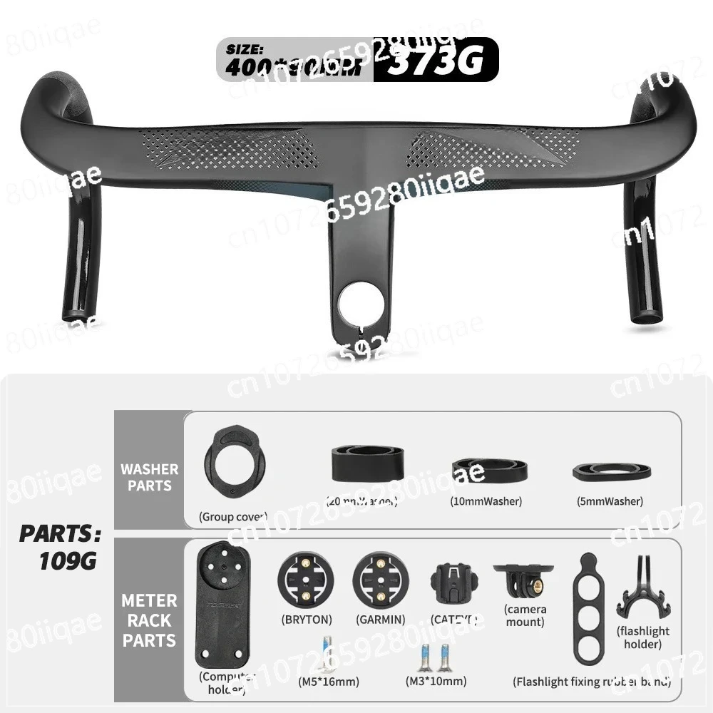 

Bike Computer Holder Bicycle Handlebar T800Carbon Handlebar Integrated Road 28.6mm Integrated Road Handlebar