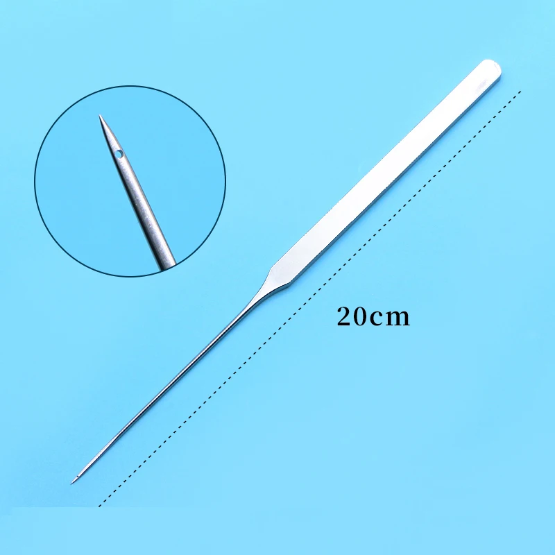 Micro-ophthalmic instruments stainless steel arterial needle straight, curved, right and left curved