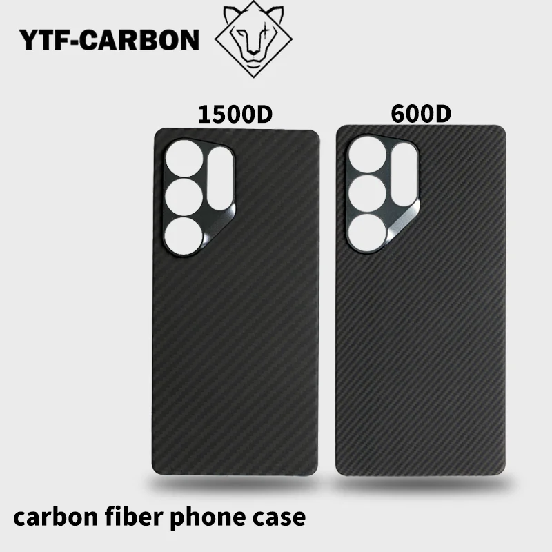 

Чехол для телефона YTF Carbon для Samsung Galaxy S25 Ultra, тканый чехол из углеродного волокна с защитой от падения S25plus, чехол S24Ultra S23Ultra S24