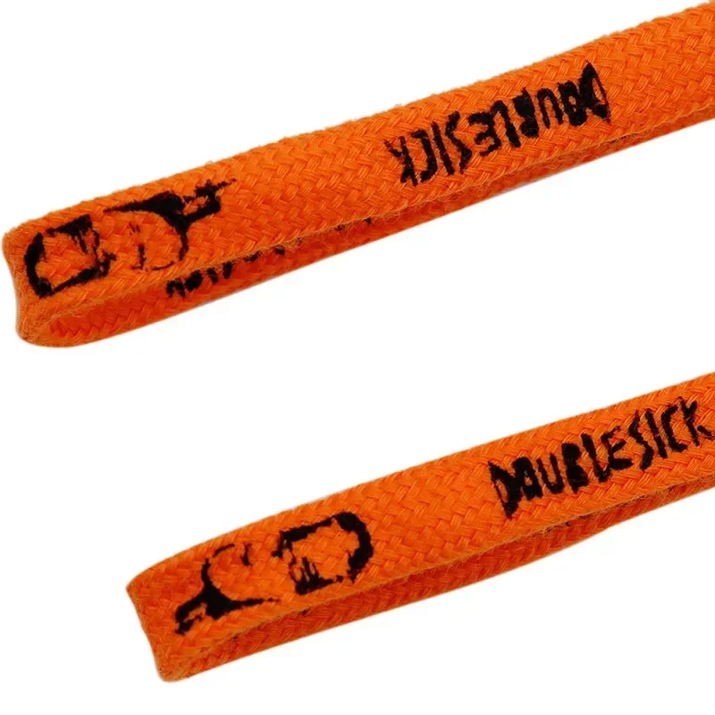 Coolstring Schoenaccessoire 8Mm Schoenveters Gepersonaliseerd Patroon Lacet Zeefdruk Platte Oranje Schoenveters Hoodie Trekkoord