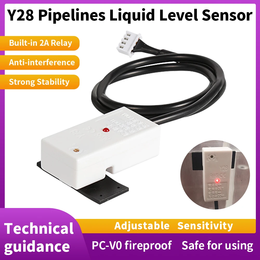 5/12/24 В XKC-Y28 Емкостный датчик уровня жидкости и воды для труб диаметром 11 мм + диаметр трубопроводов и плоских резервуаров толщиной 0-20 мм 5/12/24 В XKC-Y28 Емкостный датчик уровня жидкости и воды для труб диаметром 11 мм + диаметр трубопроводов и плоских резервуаров толщиной 0-20 мм