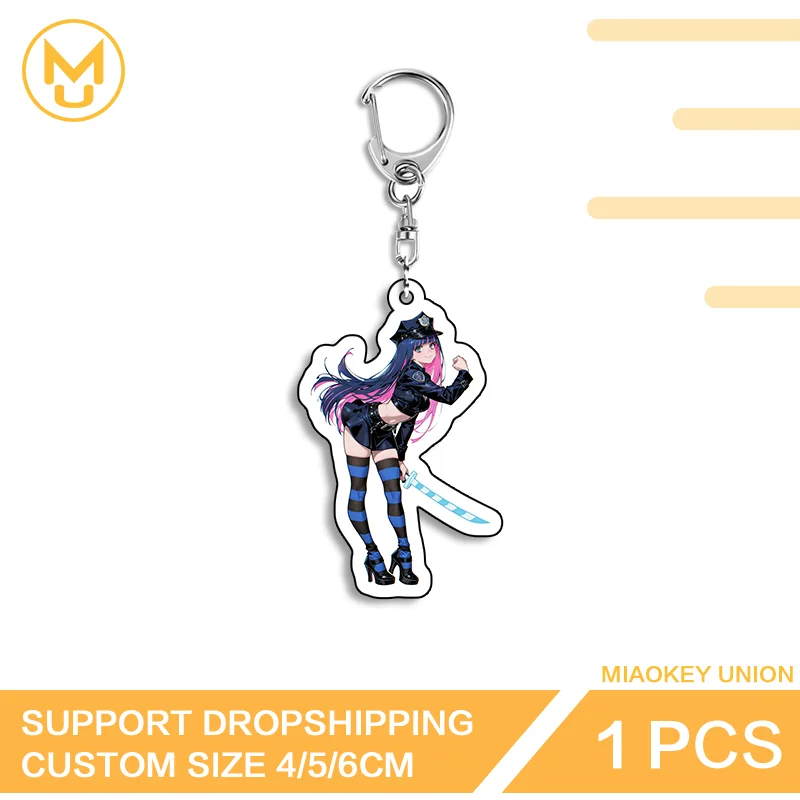 Fashion Stocking Keychain Accessories Acrylic Popular Amusing Interesting Enchanting Practical Trendy Key Ring Gift For Friends