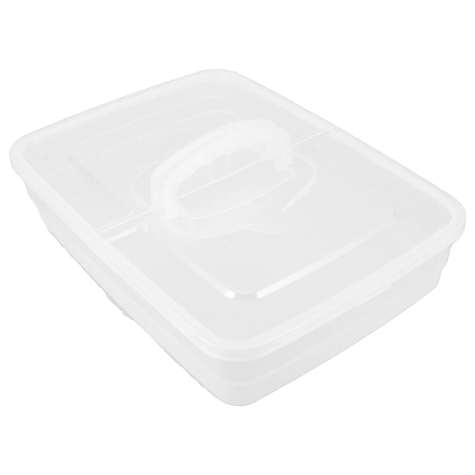 

Pizza Dough Proofing Box Stackable With Lid Handle Dough Rising Container Reusable Plastic Baking Storage Tray Kitchen