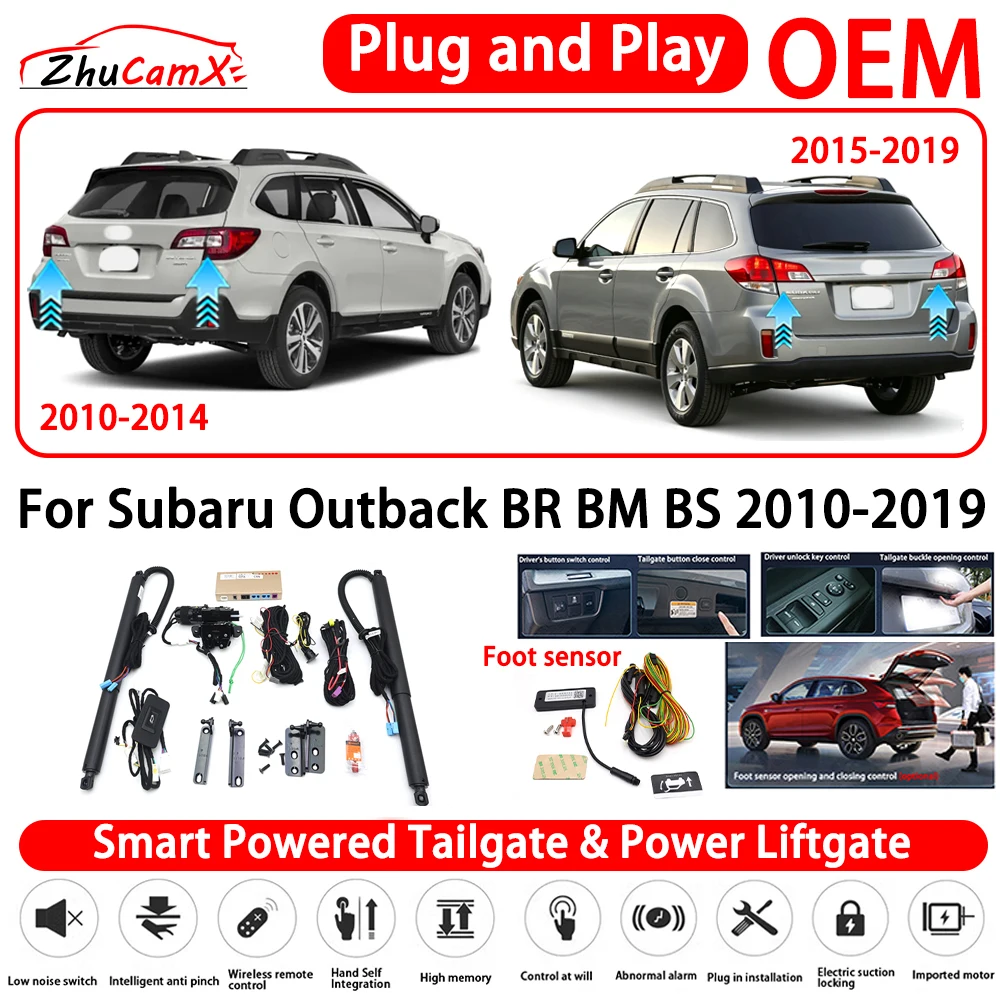 for Subaru Outback BR BM BS 2010-2019 OEM Smart Powered Tailgate Power Liftgate Automatic Rear Trunk Tailgate Actuator System