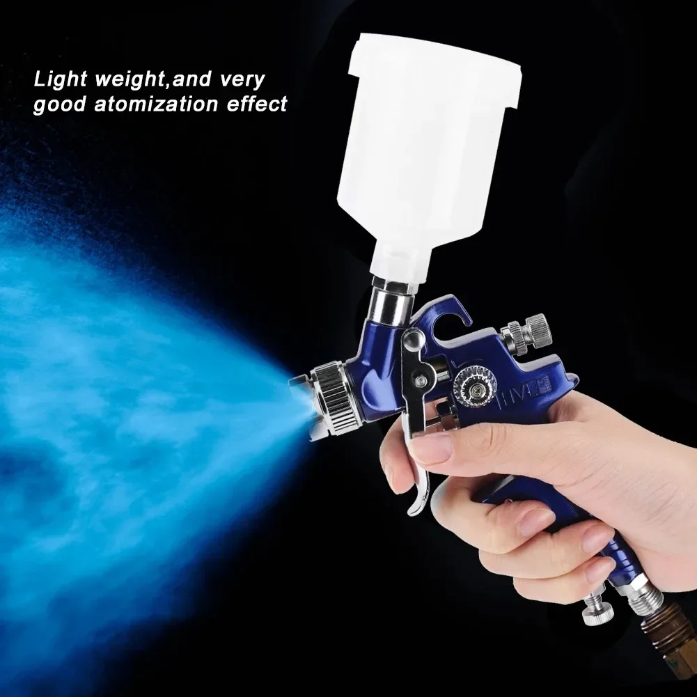 

H-2000A Professional 0.8/1.0mm Nozzle 125ml Mini Pneumatic Spray Gun For Car Painting Repair Pneumatic Spray gun Mini spray gun