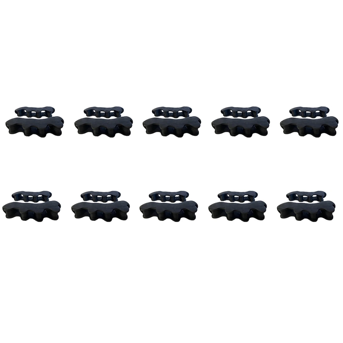 10 Pair Toe Separators for Functional Fitness Athletes - Toe Straighteners for Foot Pain Relief Toe Spacers for Crossfit