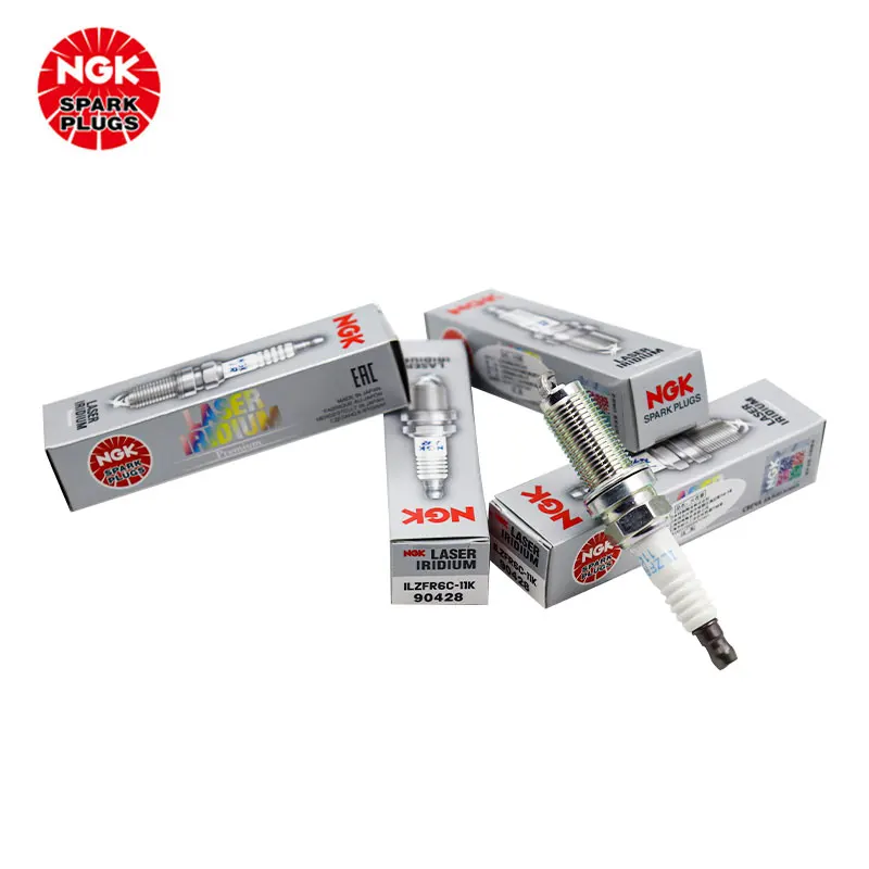 NGK Iridium Platinum Spark plug ILZFR6C-11K 90428 is suitable for Peugeot 301/308（4PCS)