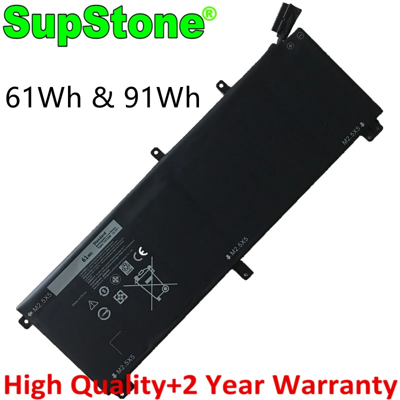 SupStone TOTRM 245RR 7D1WJ H76MV Y758W Laptop Battery For Dell XPS 15 9530 9535,For Precision M3800 P31F T0TRM P31F001 07D1WJ