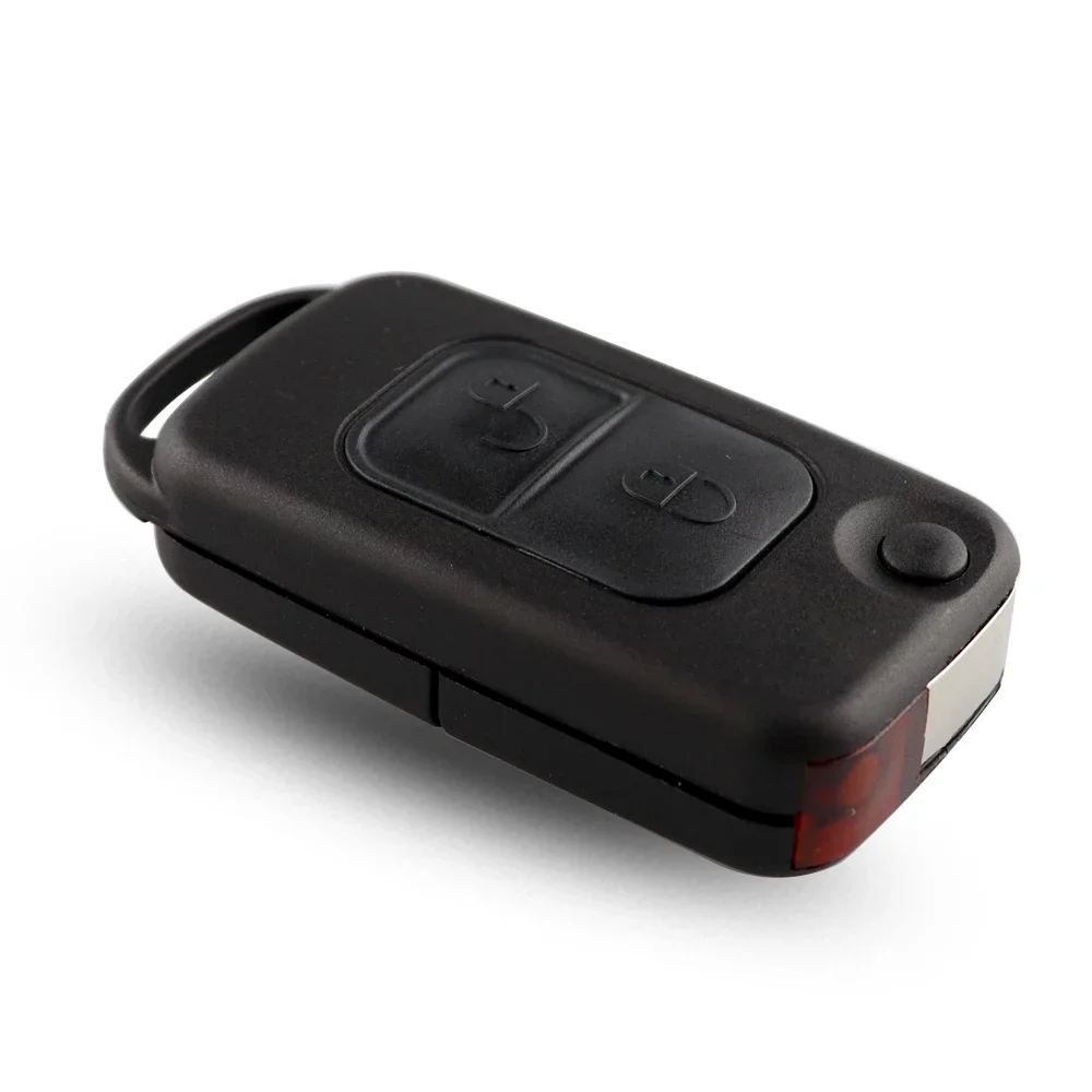 2 Button For Mercedes Benz SLK E113 A C E S W168 W202 W203 W210 B200 A160 W124 Remote Car Key Shell Fob Cover Case Flip