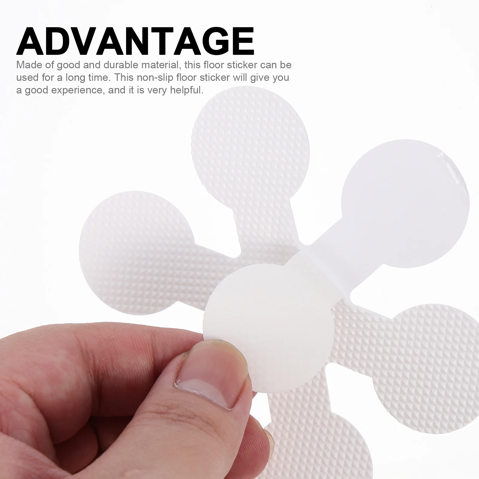 20 قطعة ملصقات أرضية مضادة للانزلاق ندفة الثلج لاصق دش قطاع حمام عدم الانزلاق ملصق الشريط للحمام سلامة الحمام العرض #1