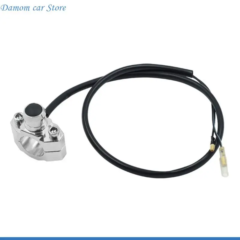 A2UC Motorcycle Switch Handlebar Mount Horn Headlight Switch 22cm 7/8
